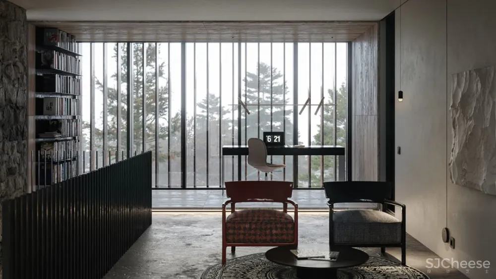 228㎡ 轻工业风, 普通的材质也能搭出高级感 Obriy Architects