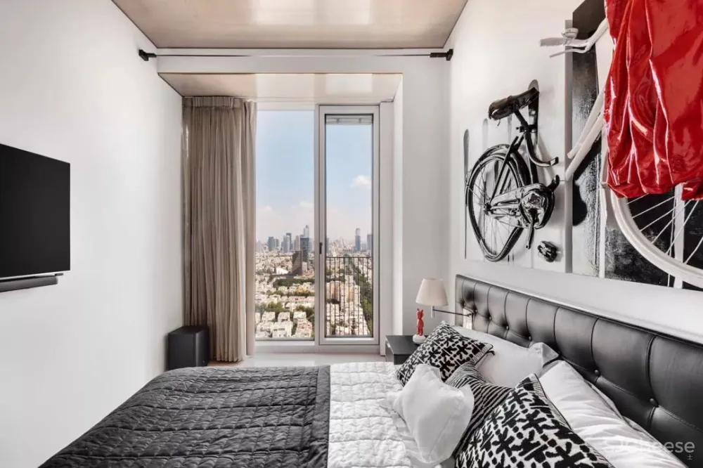 370㎡ 奢华顶层, 细部让空间更奢华 Yael Gal