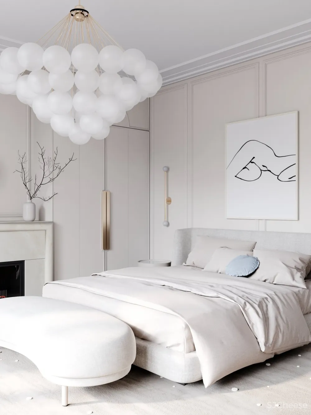 Quadro Room | Park Avenue , 丰富的建筑体系