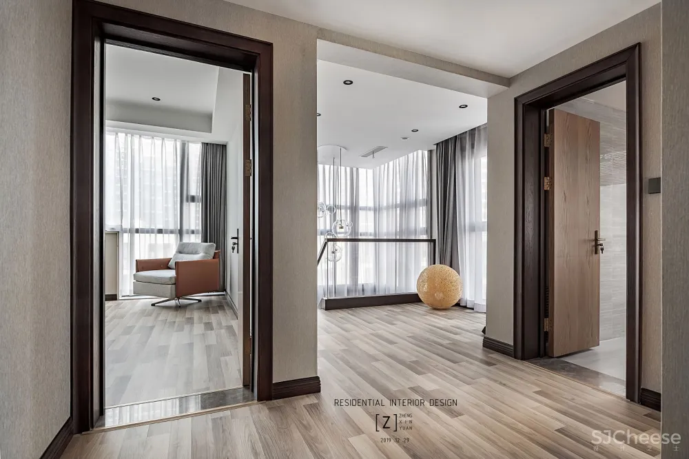 维也纳森林——260㎡现代简约风 原木色系住宅 郑鑫源