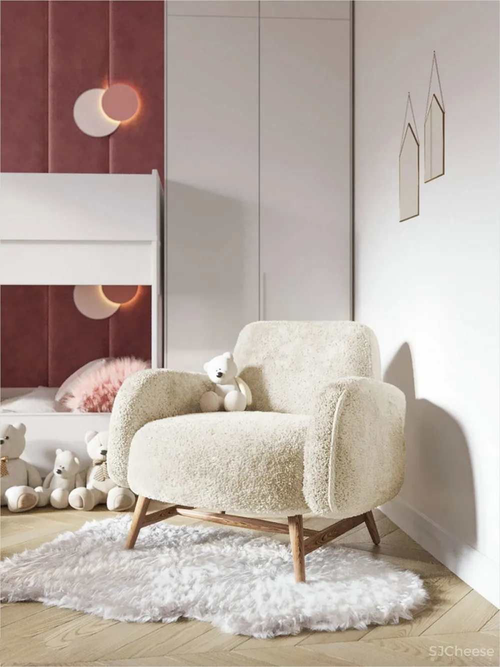 暖色系的精致，舒适而不失浪漫的居所