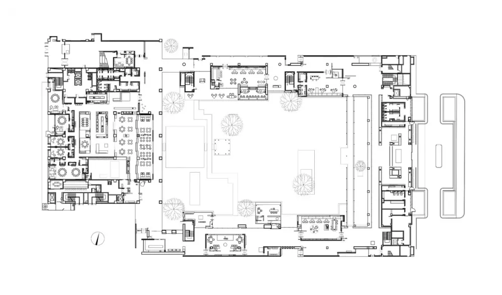 别具一格的现代酒店景观风情 水平线设计