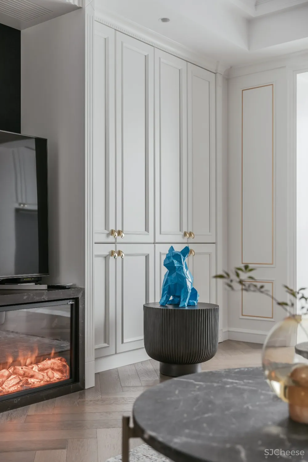 185㎡精致轻奢住宅，兼具时尚与艺术的优雅气质! 牧杉空间设计