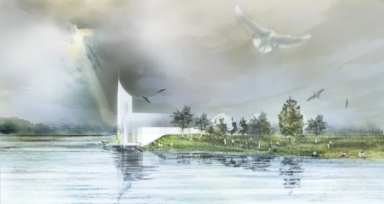 RSAA/庄子玉工作室在中国的现代教堂重构了巴西利卡式建筑