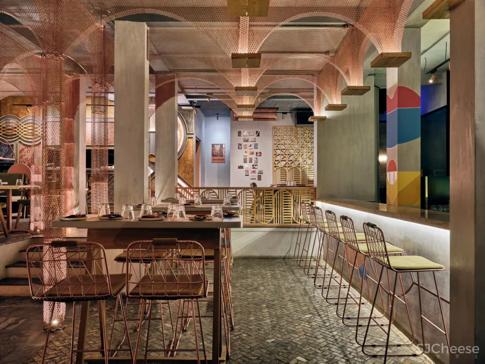 145㎡印度·MISU主题亚洲餐厅设计 FADD Studio