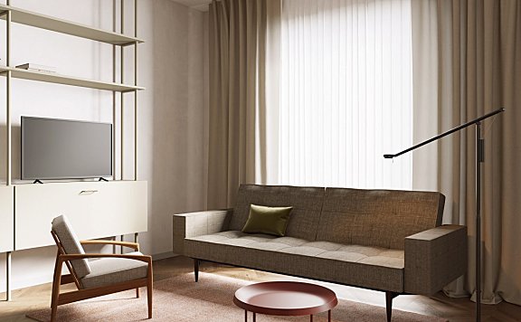 Lera Brumina | 63㎡ Apartment , 极简莫斯科公寓