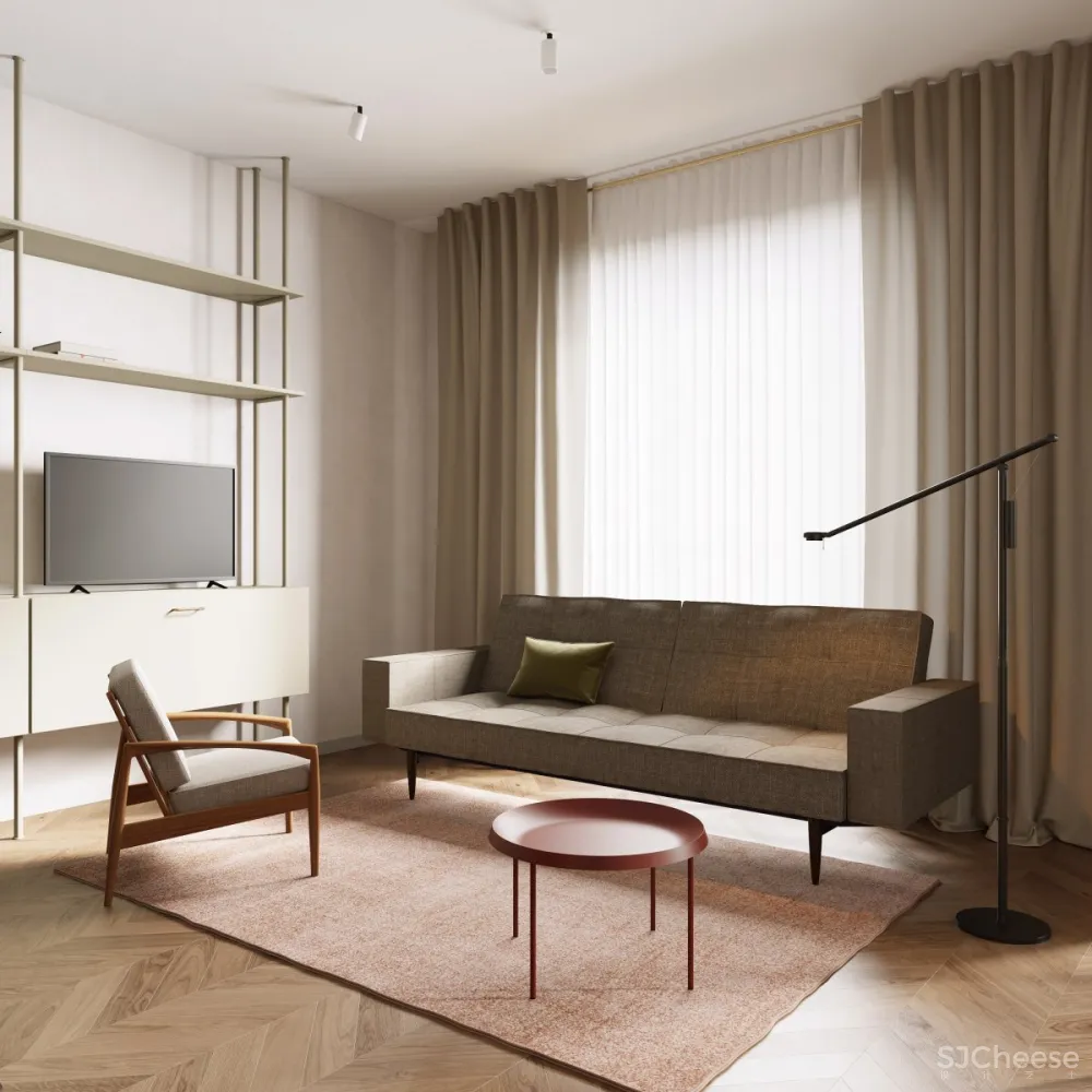 Lera Brumina | 63㎡ Apartment , 极简莫斯科公寓