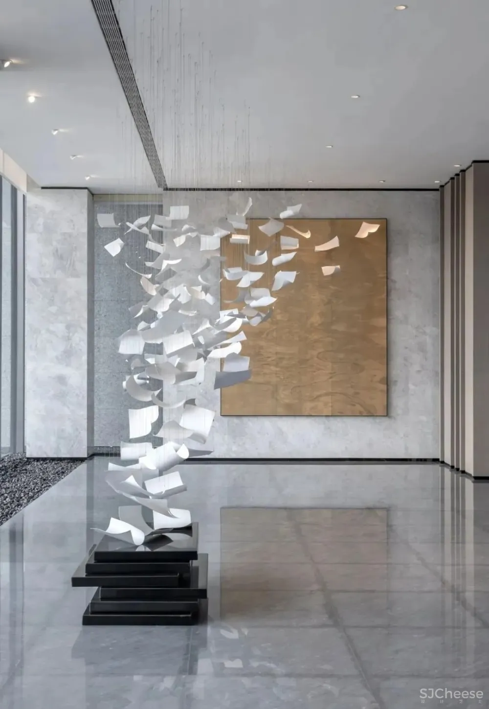 简素平和，光之艺术语境 大伟设计