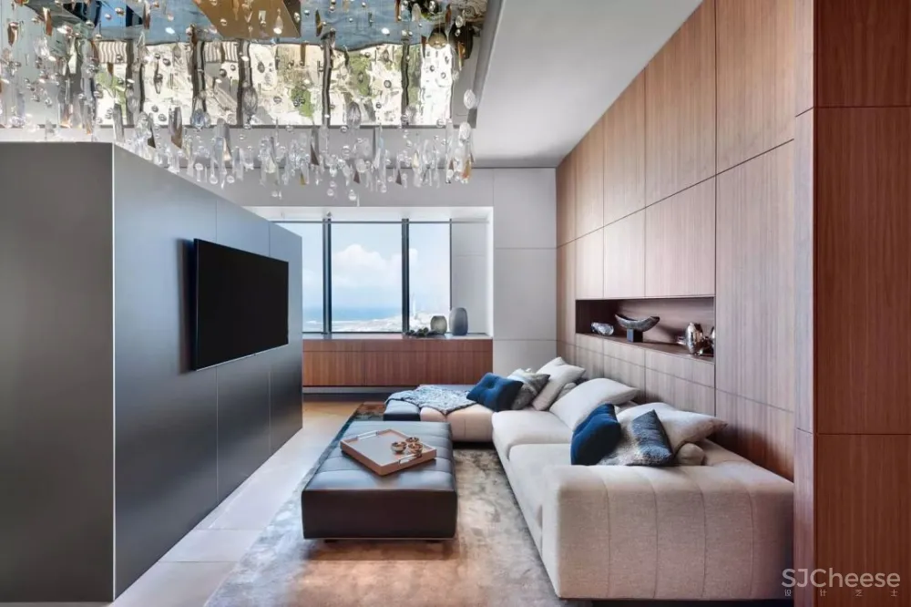 370㎡ 奢华顶层, 细部让空间更奢华 Yael Gal