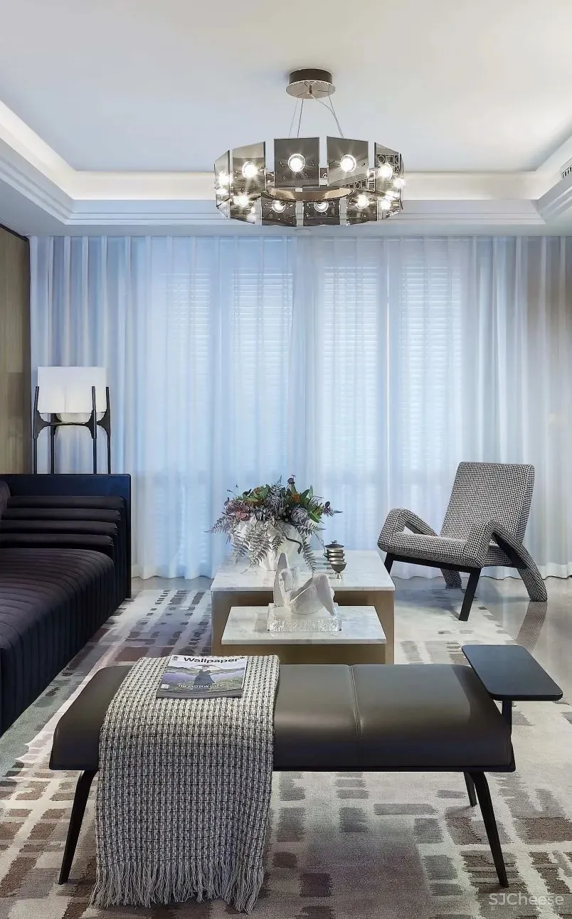 上海复地雅园公馆:黑白摩登,人文写境 G K桂睿诗设计