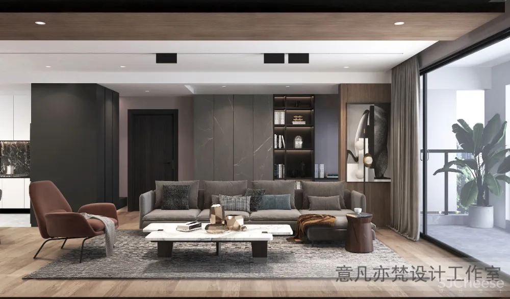 首发 | 高级黑+木纹质感,极简设计的新境界!【意凡亦梵新作】