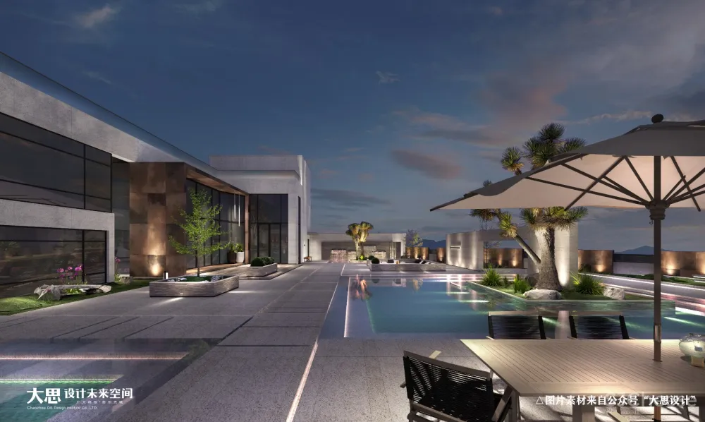 大思设计2019年度作品丨别墅清水映云天