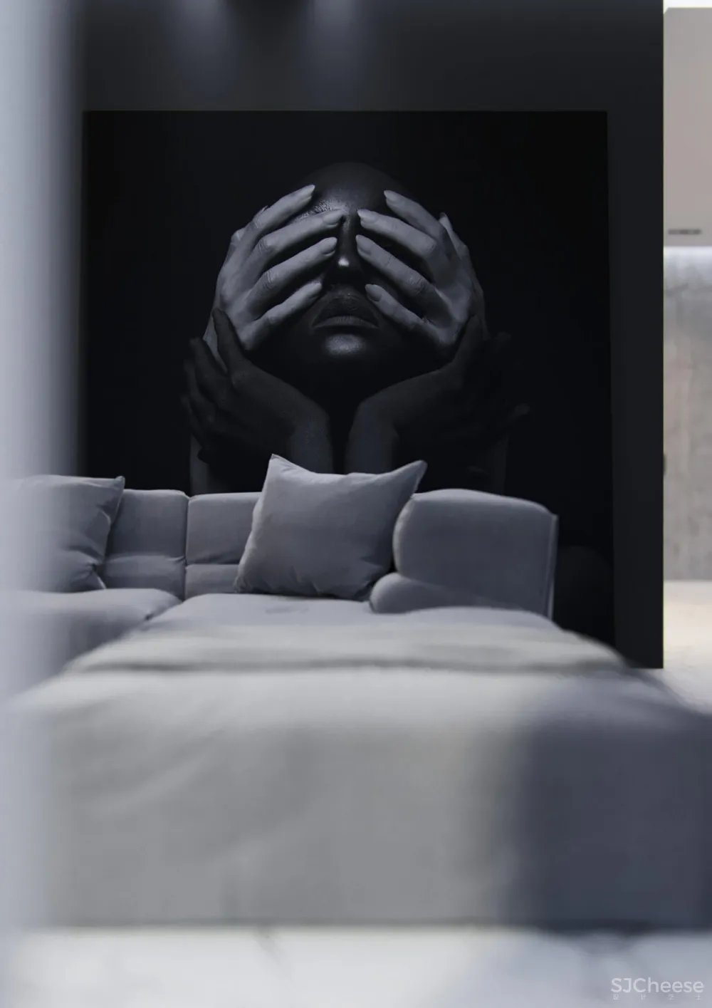 黑白灰现代简约住宅，简单不失精致！ Studio Light Design