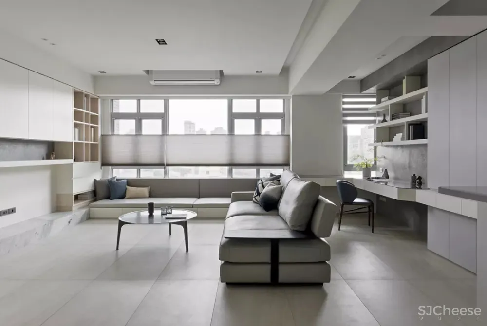 女设计师的90㎡,一人居简约自由超舒适 质本设计