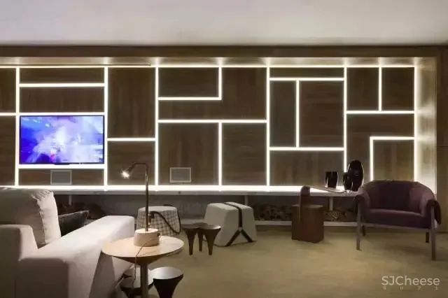 墙面巧用光，开个炫炫的家具店