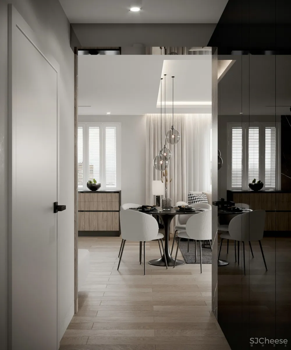 大理石的质感遇上精致极简白，品味油然而生！