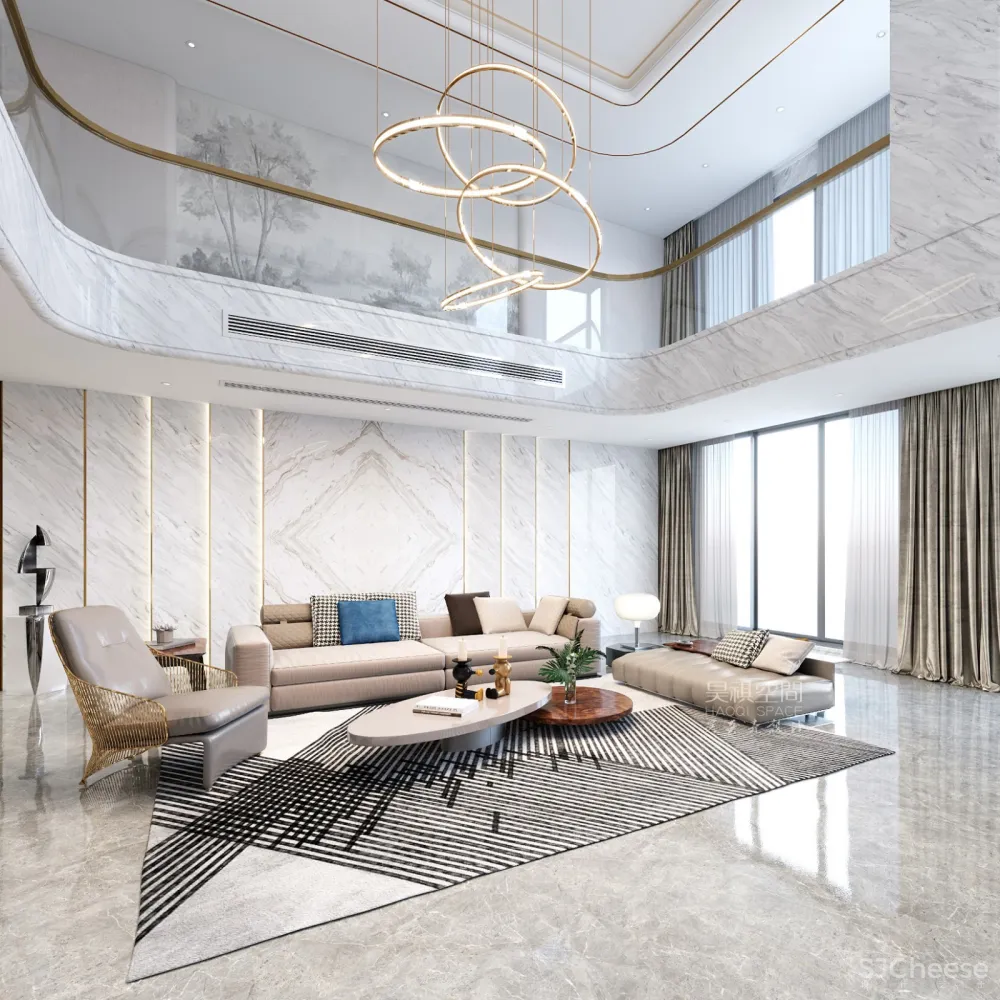 680㎡简奢别墅,藏不住的精致 昊祺空间设计