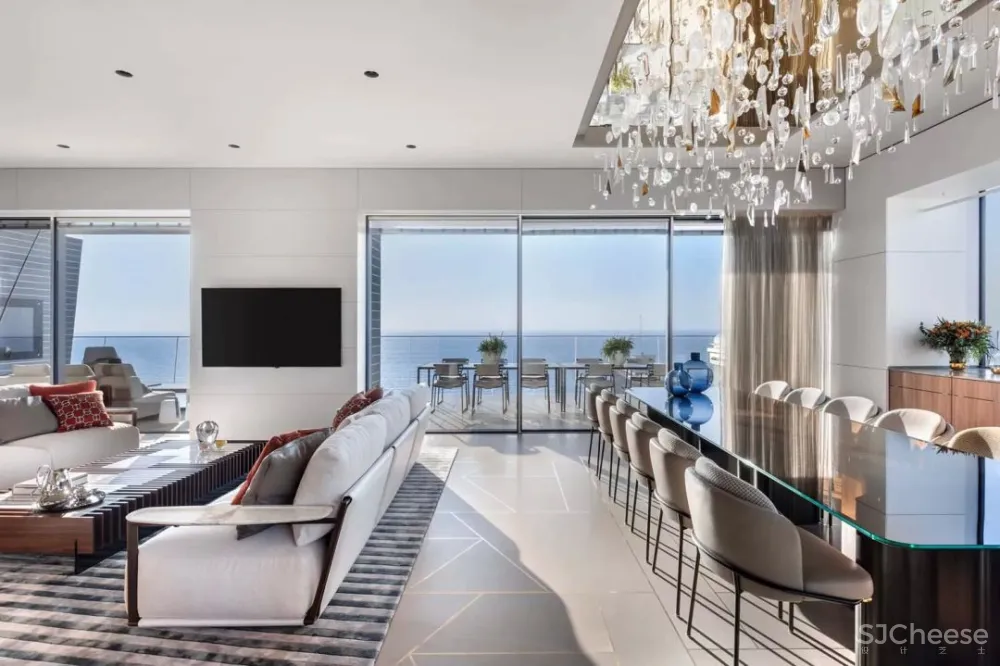 370㎡ 奢华顶层, 细部让空间更奢华 Yael Gal