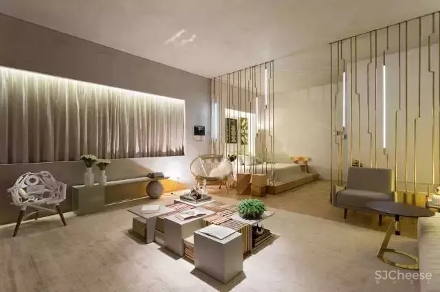 墙面巧用光，开个炫炫的家具店