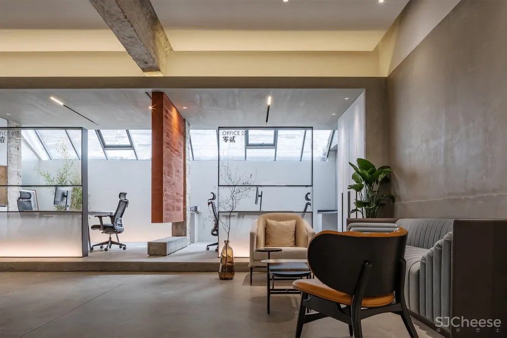 150㎡南京栖刻建筑设计事务所办公室 栖刻建筑设计事务所