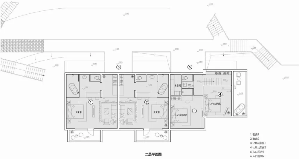 600㎡杭州戴家山“倚云山舍”8号民宿 简然建筑