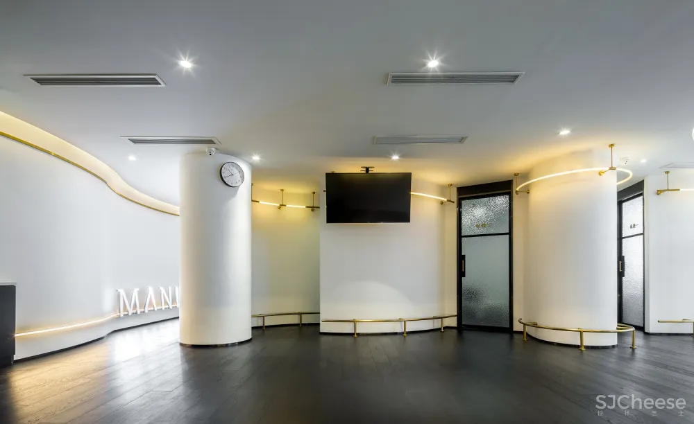 青岛MANI瑜伽会所设计-“风不停水流动”这一理念贯穿整体 艺科设计