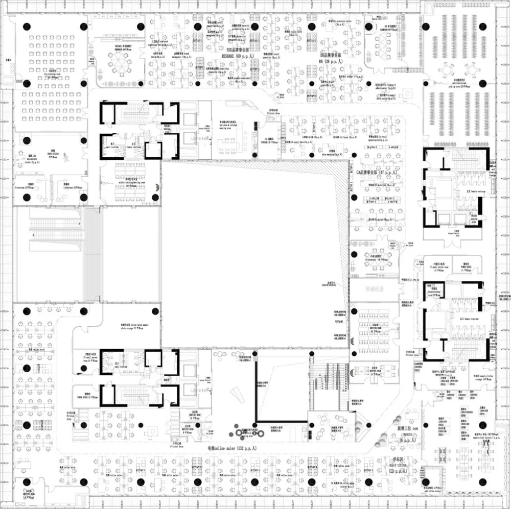 上海·“马克华菲”服装公司总部办公空间 研趣品牌