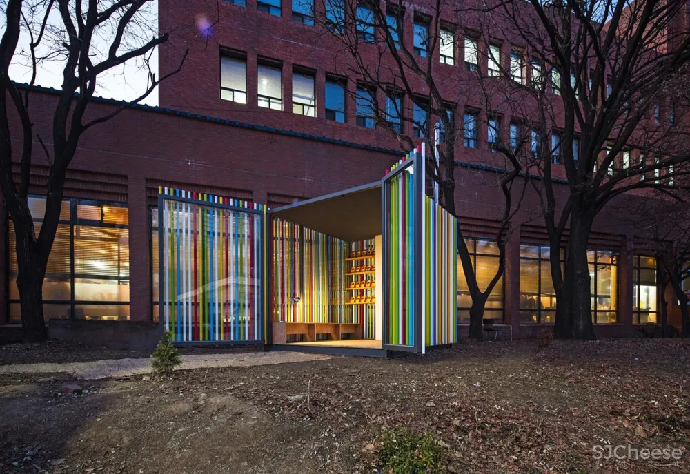 Pavilion Library SpaceTong (ArchiWorkshop)