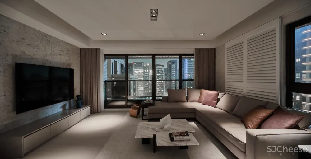 暗色调私人住宅,质感真的好细腻!