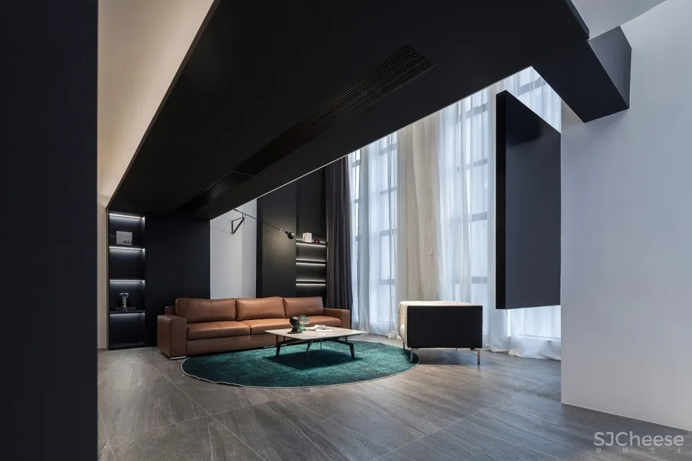 115㎡高级黑 奢华金精致住宅 上衍(莆田)室内设计空间