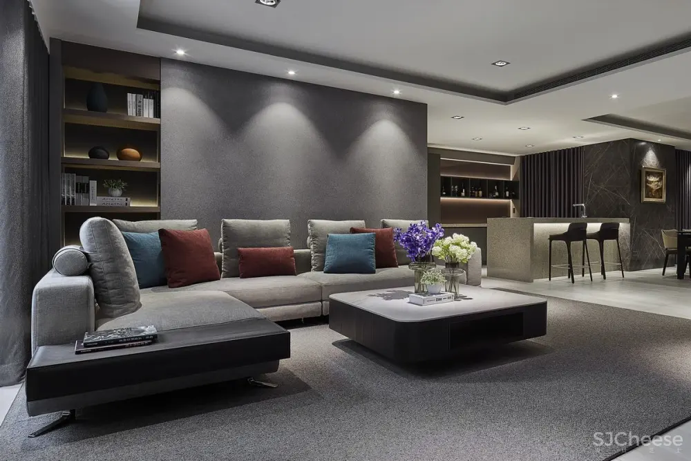 现代风大宅,优雅时尚,质感端庄