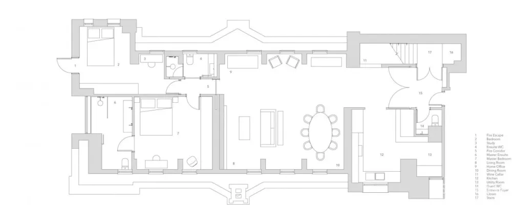 Studio Originate | Regents Park Loft , 戏剧性的极简主义