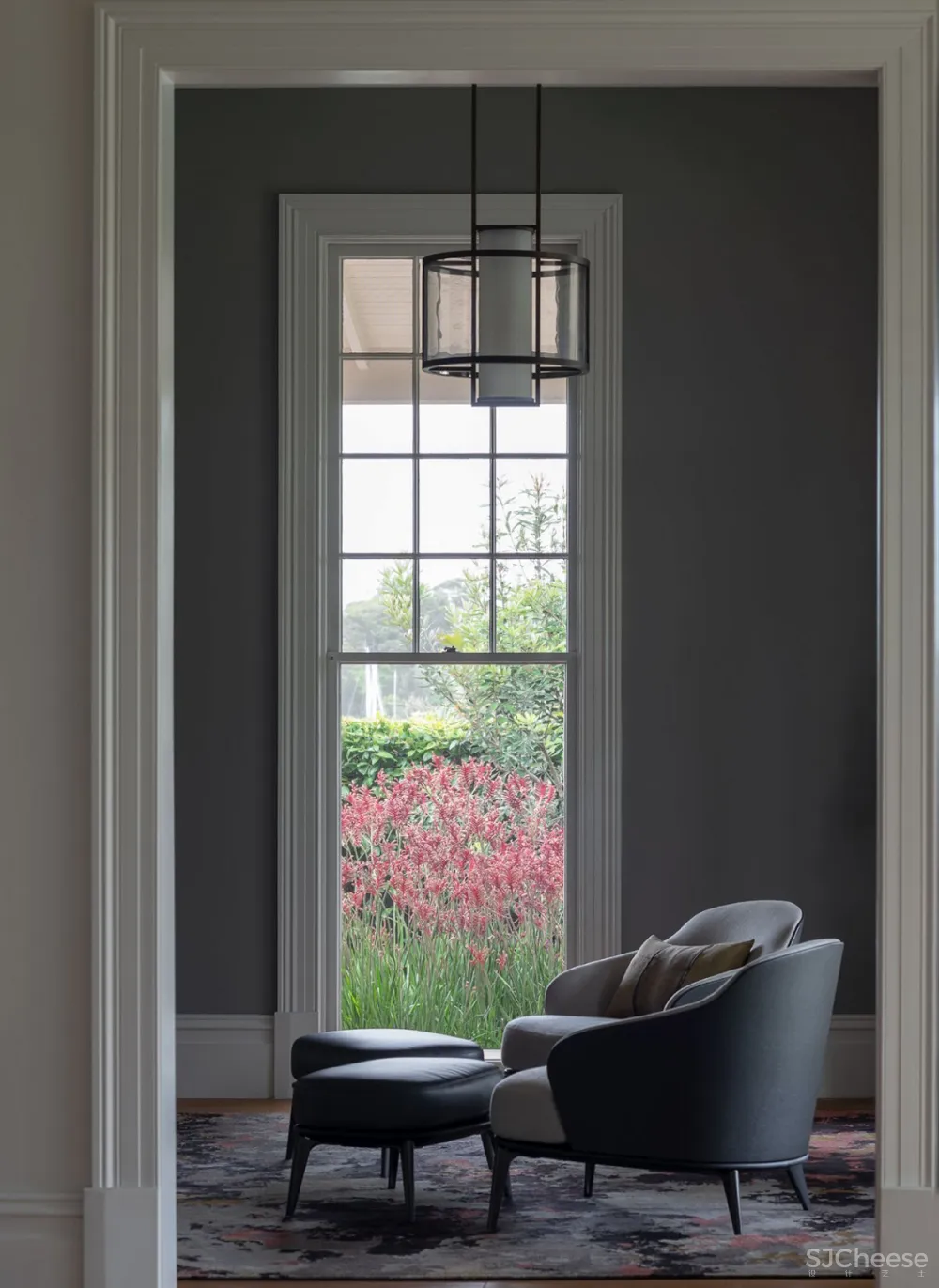 Hare & Klein | Woolwich House , 当代家庭住宅的远景