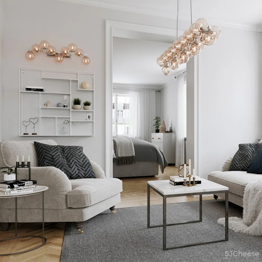 一款北欧泡泡灯饰