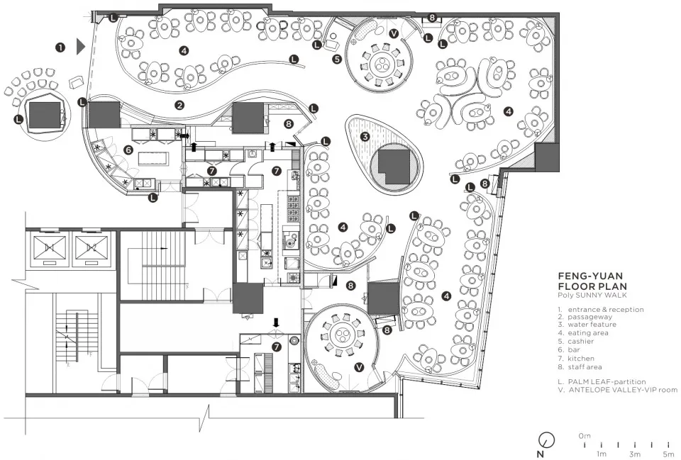 480㎡广州凤园椰珍餐厅·椰子鸡火锅 谢几点设计事务所