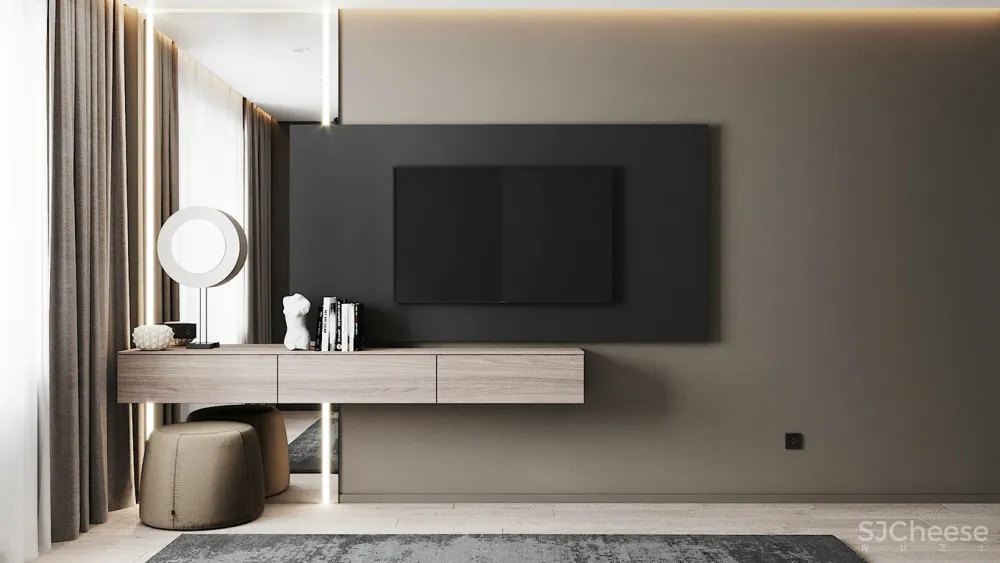 质感的舒适，高级无色系的自然居所