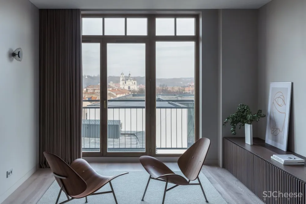 AKTA | Vingriu Apartment , 独立中性的现代住宅