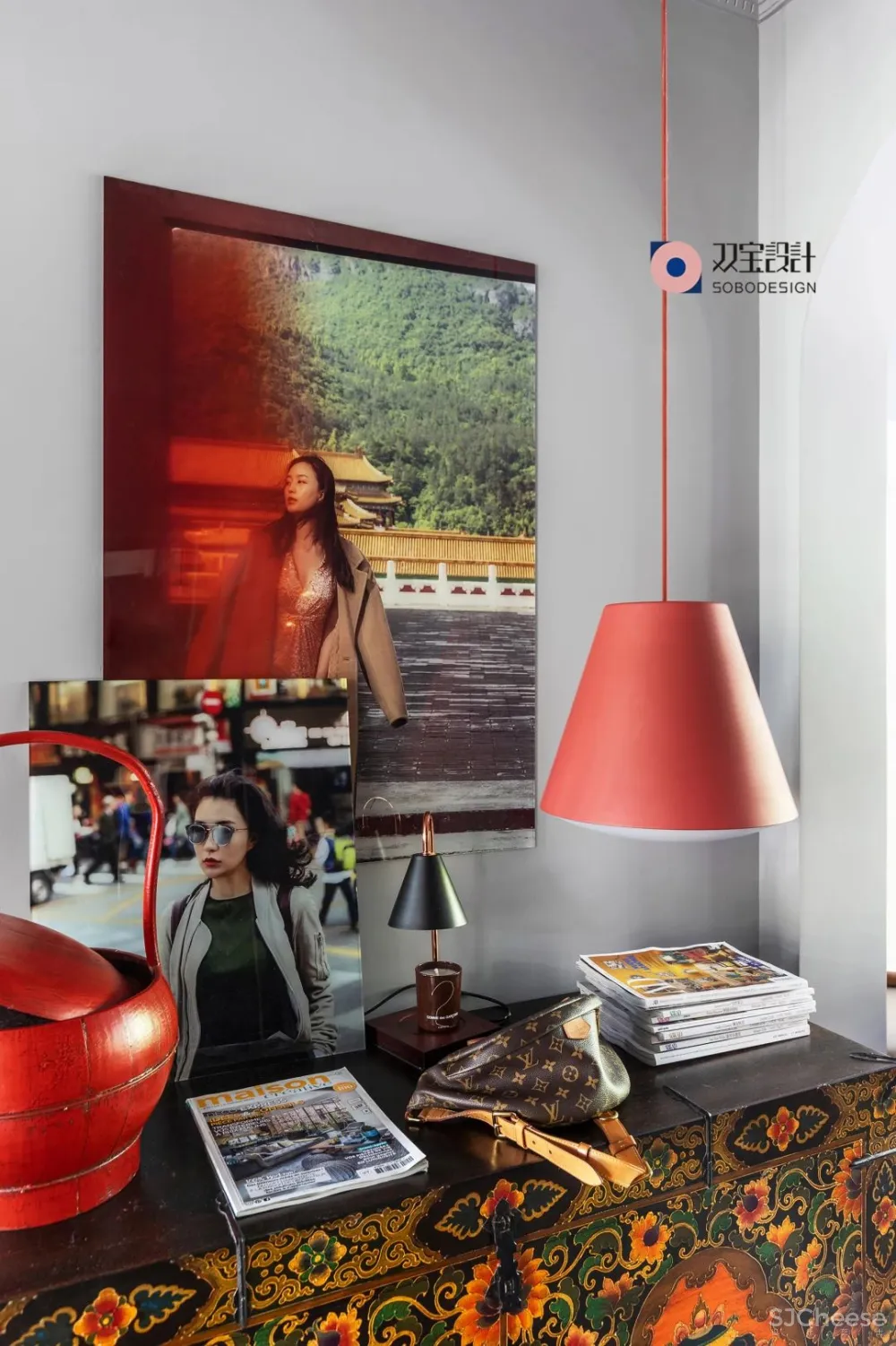 满满艺术复古风,她的家装扮得戏剧感十足 双宝设计