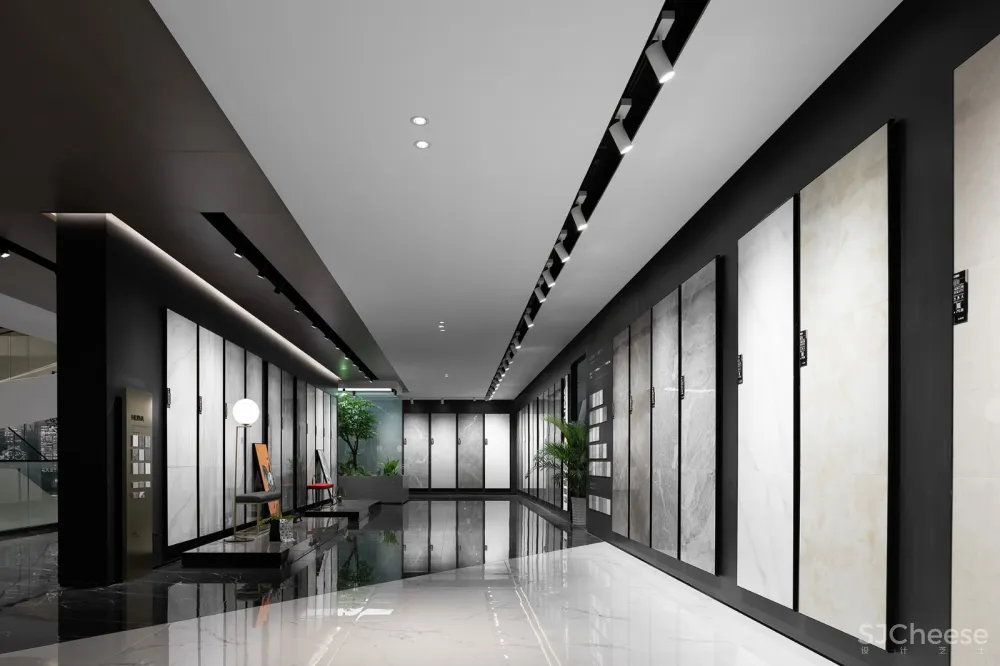 汇亚陶瓷总部展厅:让空间在自由中流淌 拓维设计