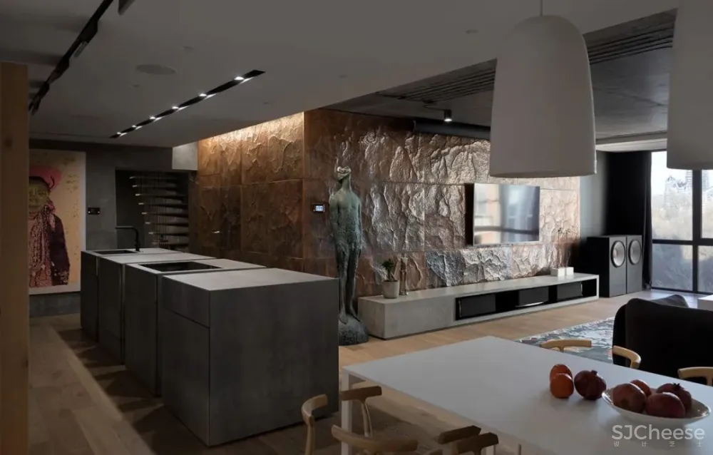 212㎡复式住宅,简约有质感! Sergey Makhno