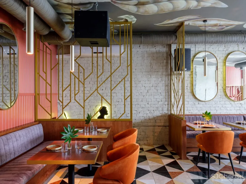 Anastasia Kasparyan | Sapiens餐厅 , 明亮多彩的餐饮空间