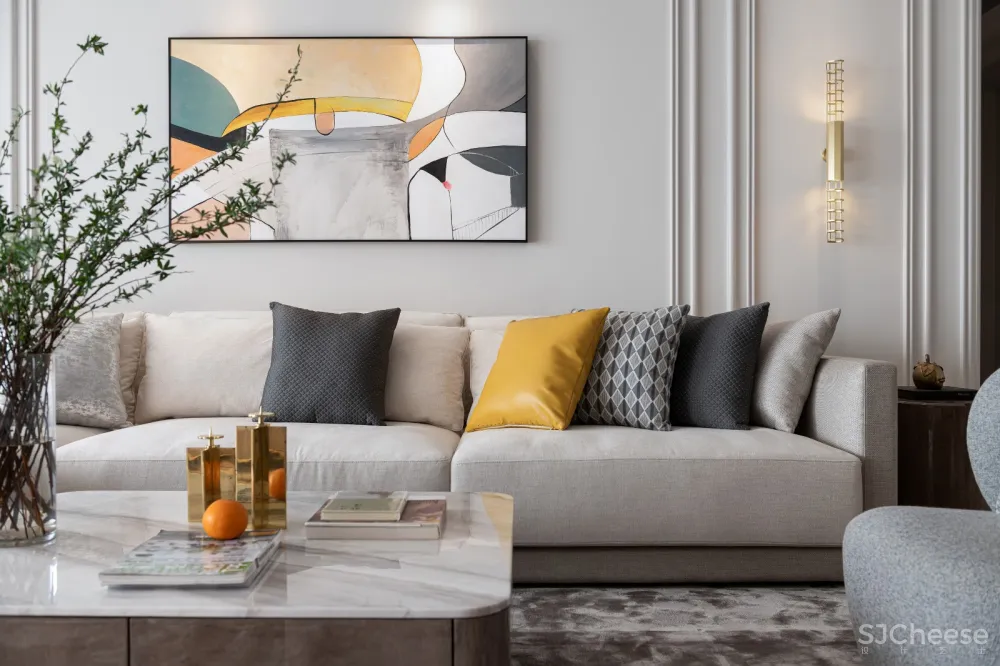 175㎡现代轻奢风样板间,素雅精致的艺术内核! 鸿艺源设计