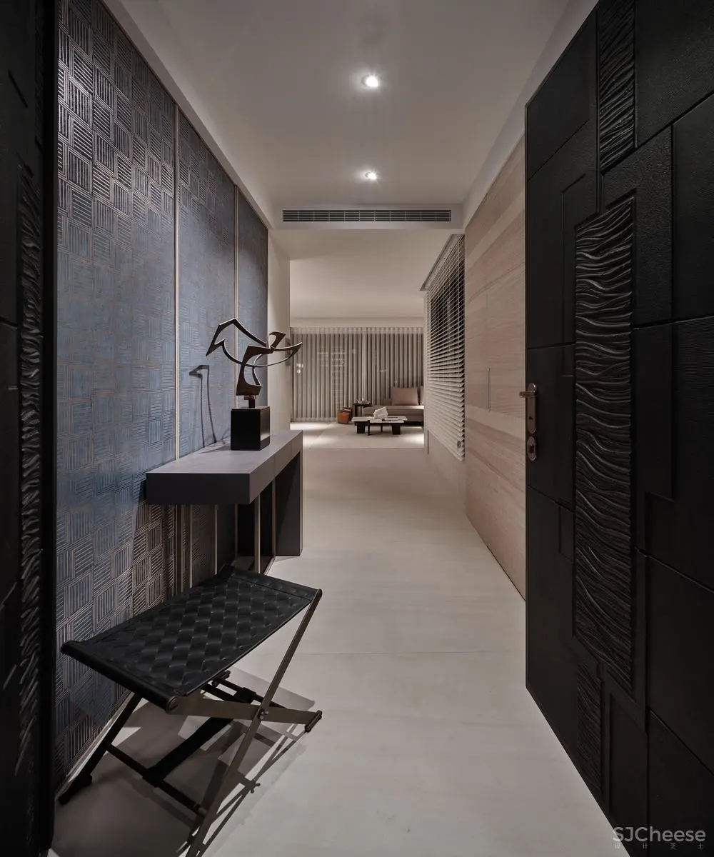 暗色调私人住宅,质感真的好细腻!