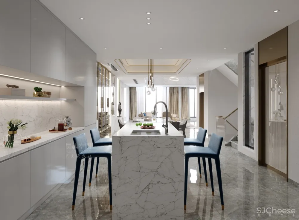 680㎡简奢别墅,藏不住的精致 昊祺空间设计