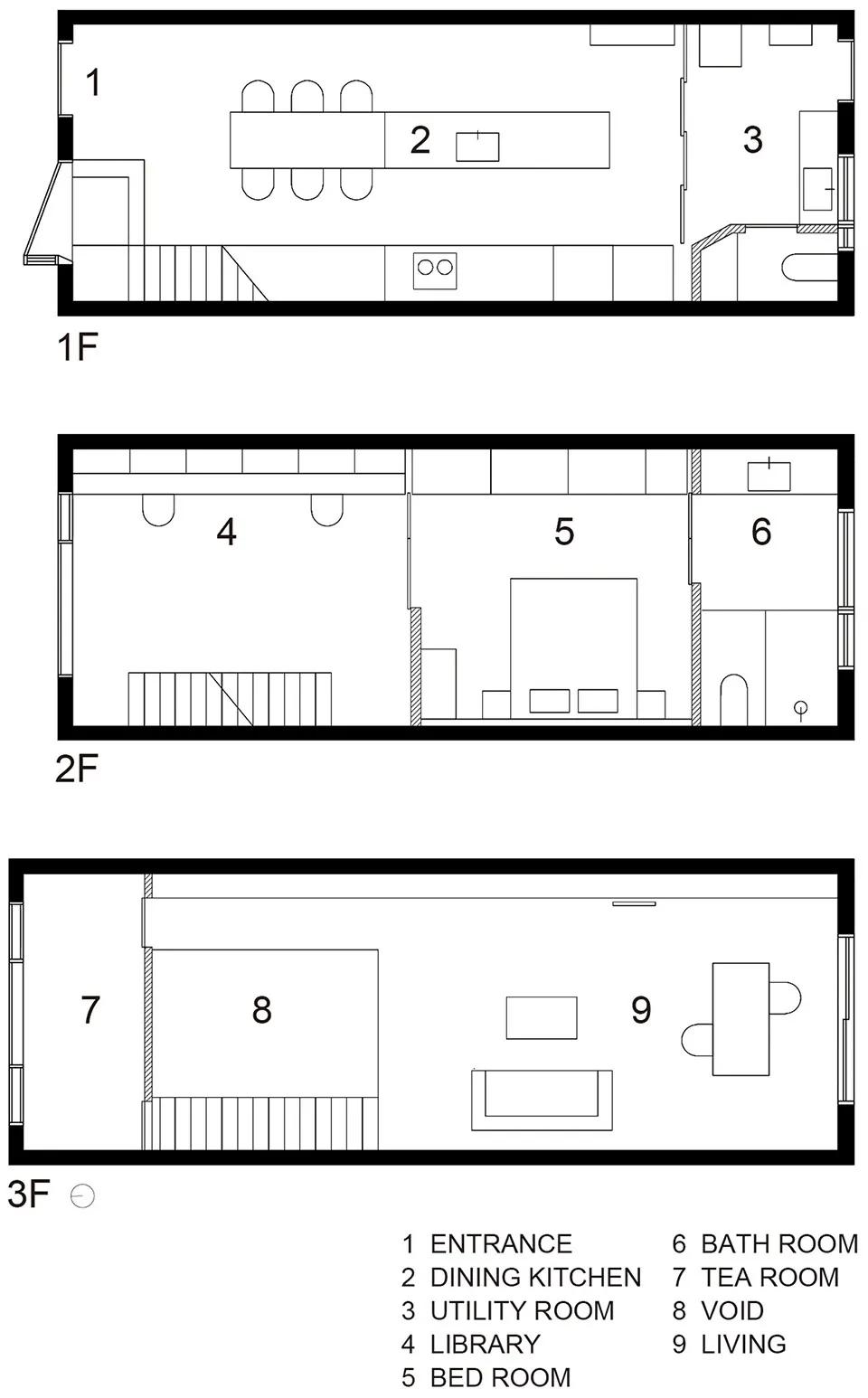 上海130㎡3层老房子改造 一岸建筑