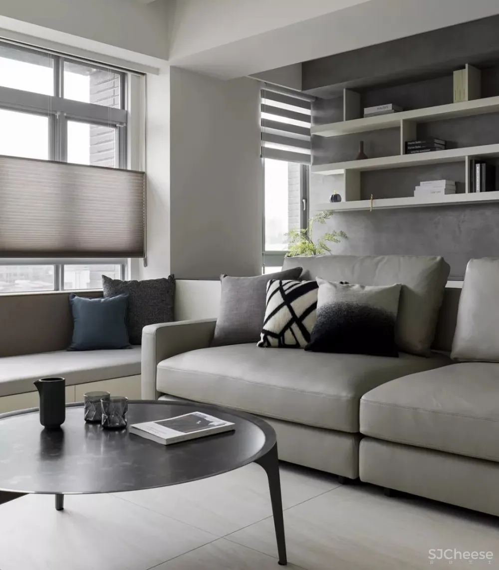 女设计师的90㎡,一人居简约自由超舒适 质本设计