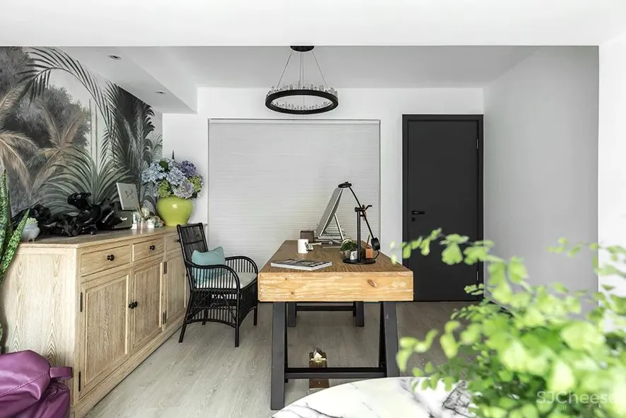 借由色彩和几何美学,构建风格多元化的设计工作室 成都锦上空间装饰设计公司