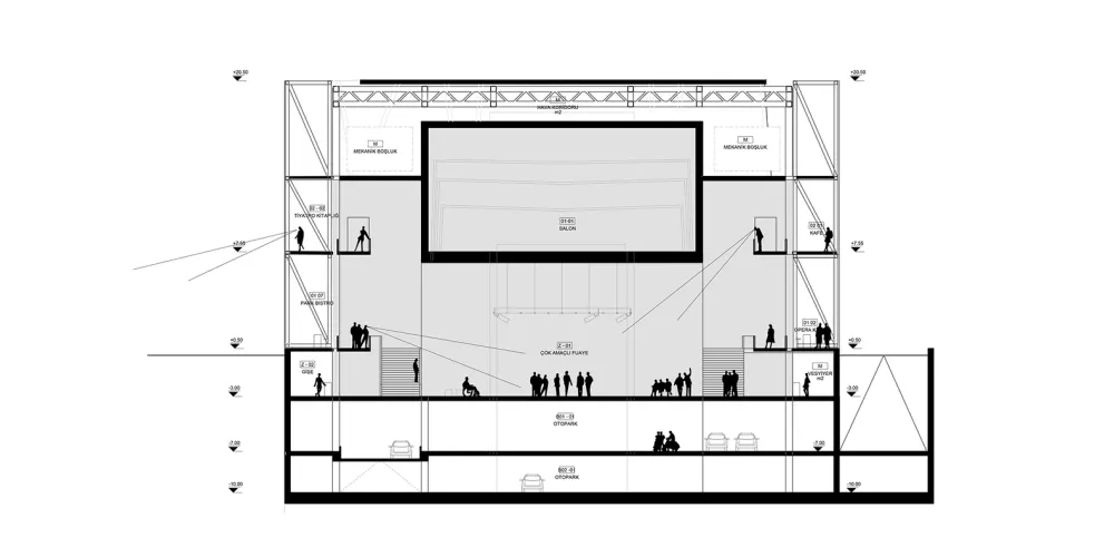 Alper Derinboğaz, Salon Designs PARKOPERA Cultural Center for Antalya