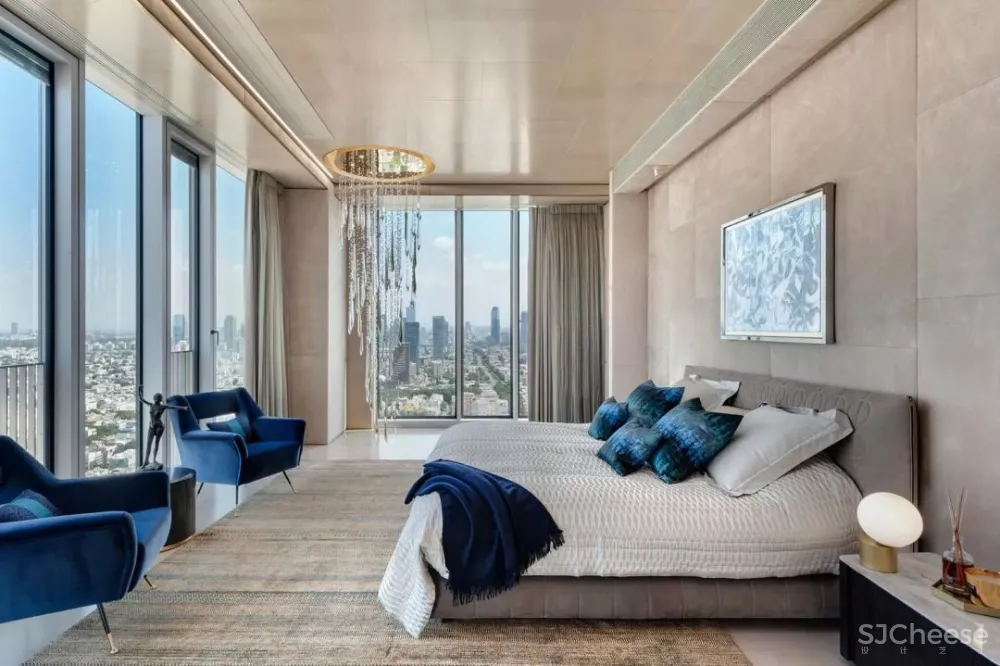 370㎡ 奢华顶层, 细部让空间更奢华 Yael Gal