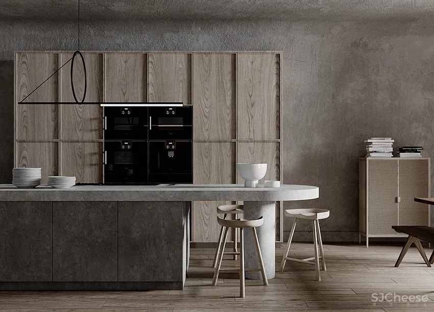 乌克兰原木水泥系公寓，净与静的禅意生活 Archi.tash